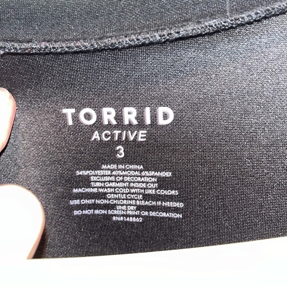 Torrid Active Cupro Long Sleeve Active Sweatshirt Black Make Yourself proud 3X - Picture 4 of 8